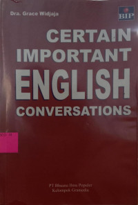Certain Important English Conversations