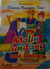 Dongeng Pengantar Tidur Malin Kundang Anak Durhaka