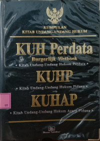 Kumpulan Kitab Undang-Undang Hukum - KUP Perdata