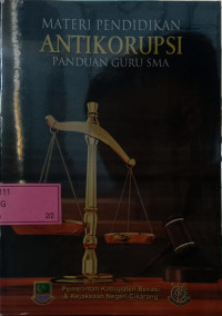 Materi Pendidikan Antikorupsi Panduan Guru SMA