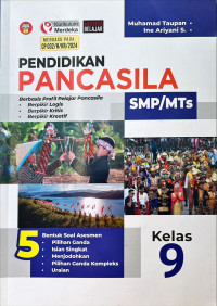Image of Pendidikan Pancasila untuk SMP/MTs Kelas 9