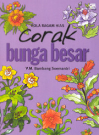 Pola Ragam Hias Corak Bunga Besar