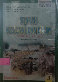 Sejarah Nasional dan Umum untuk SMU Kelas 3