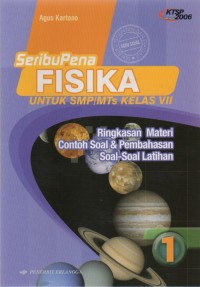 Seribu Pena Fisika Untuk SMP/MTs Kelas VII Jilid 1